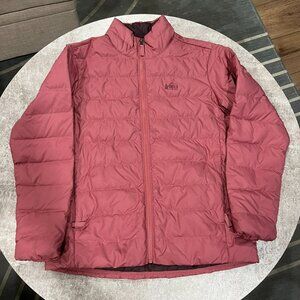 REI Co-Op Kids Down Pink Jacket Size L Large